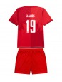 Kanada Alphonso Davies #19 Heimtrikotsatz für Kinder WM 2026 Kurzarm (+ Kurze Hosen)